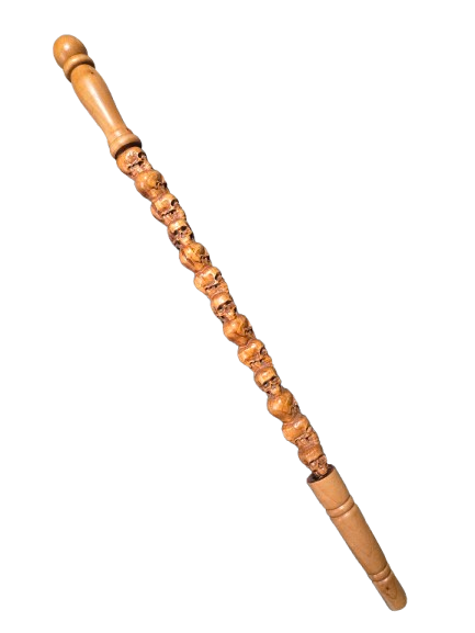 Baston de Eggun cabezas de calavera 36" Alto - Botanica Nena
