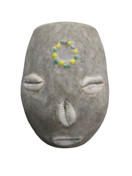 Elegua Cemento 1 cara  Ovalado