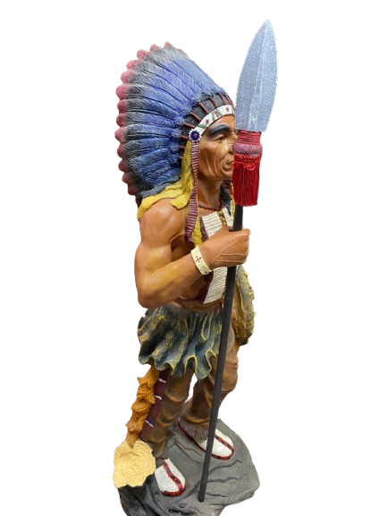 Indio Con Escudo y Lanza 58"
