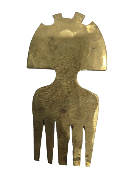 Peineta Oshun Bronce 1 und - Botanica Nena