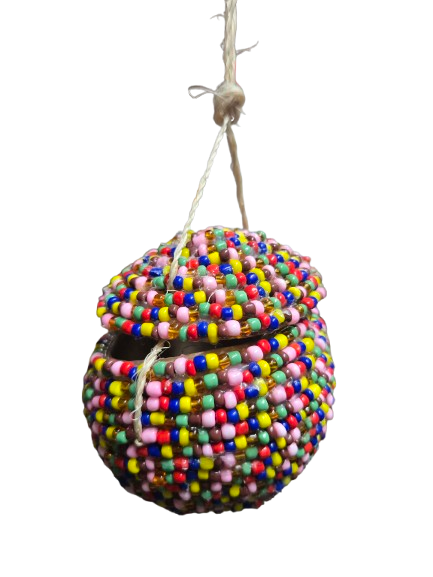Guira forrada Osain 4" H x 4.5" W Aprox. - Botanica Nena
