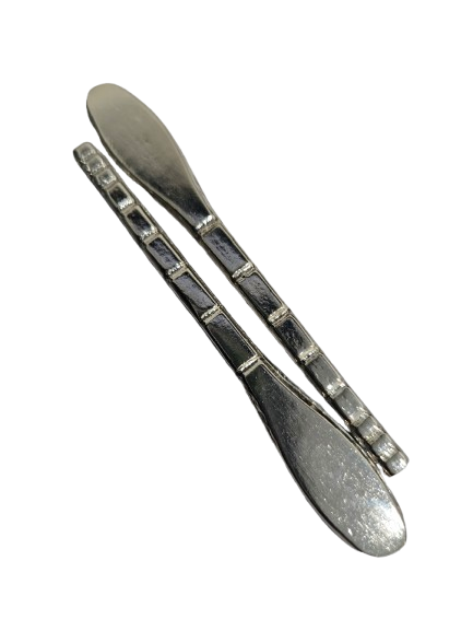 2 Remos Metal Plateados para Yemaya - Botanica Nena