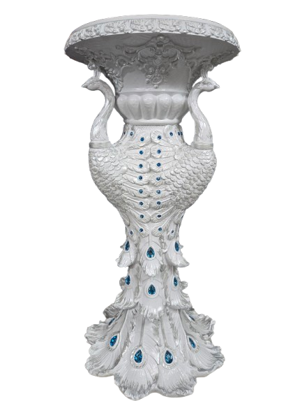 Pedestal/Base De 3 Pavo Real