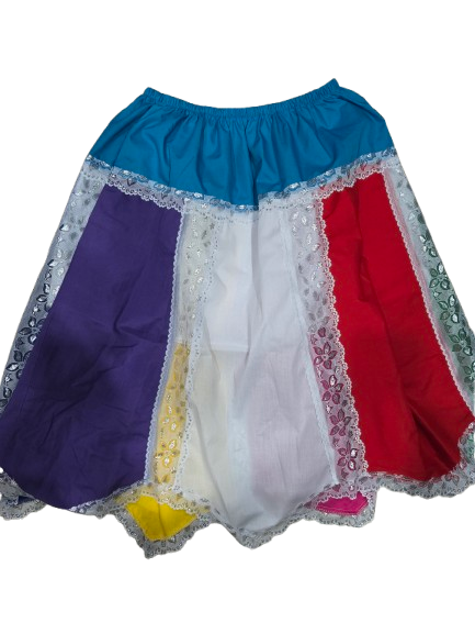 Saya de 7 colores 30"H