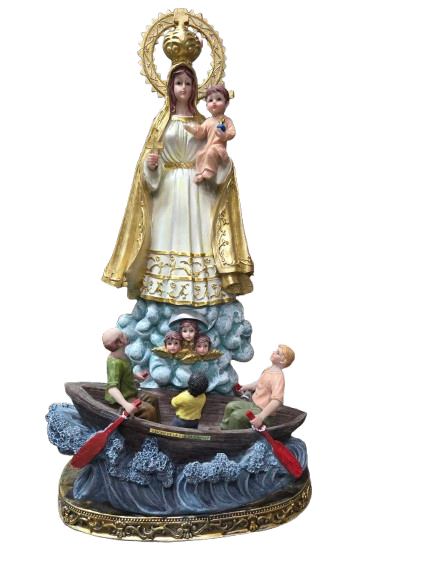 Virgen de la Caridad del cobre 24”H