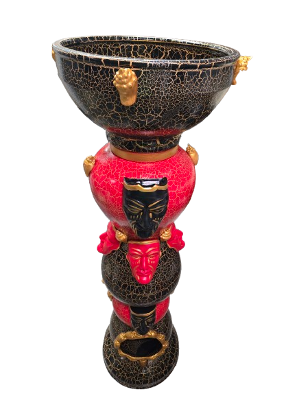 Casa Elegua con pedestal 58"Alto X 20"Ancho