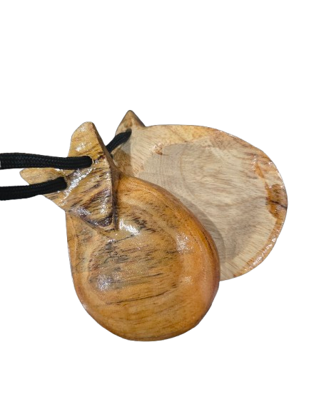 Castañuelas de Madera 3.5"x2.5" - Botanica Nena