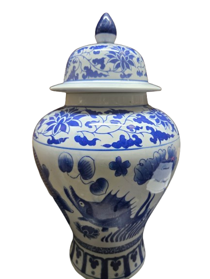 Potiche Olokun / Yemaya Peces 18" - Botanica Nena