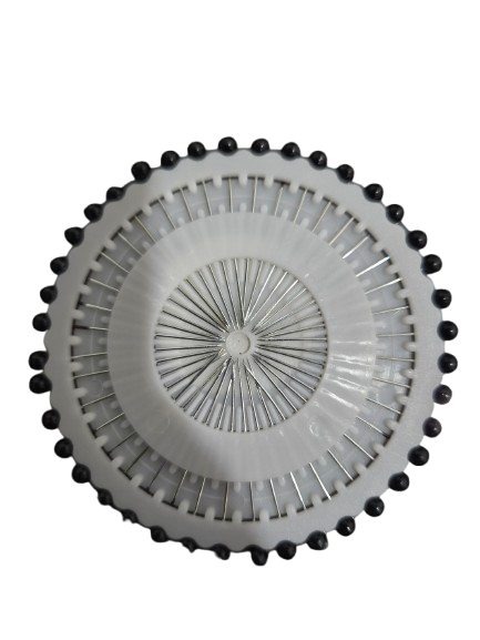 Alfiler con cabeza Negra (Paq 40PCS)