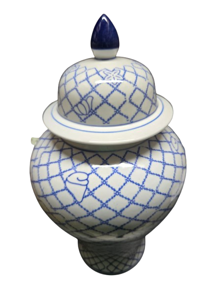 Potiche Olokun / Yemaya Caracoles 18" - Botanica Nena