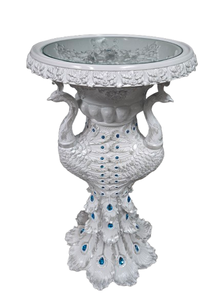 Pedestal/Base De 3 Pavo Real