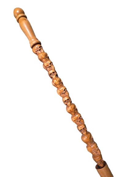 Baston de Eggun cabezas de calavera 36" Alto - Botanica Nena