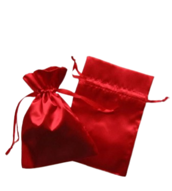 bolsa Diloggun Satin y terciopelo Roja for chango (shango) - Botanica Nena