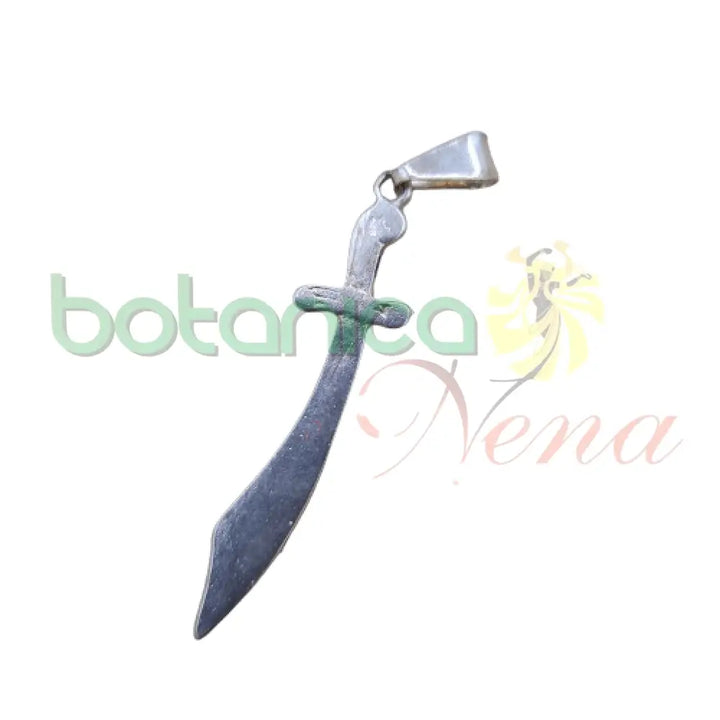 Sable - Cimitarra baño de Plata y Oro 2"H - Botanica Nena