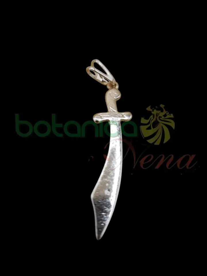 Sable - Cimitarra baño de Plata y Oro 2"H - Botanica Nena