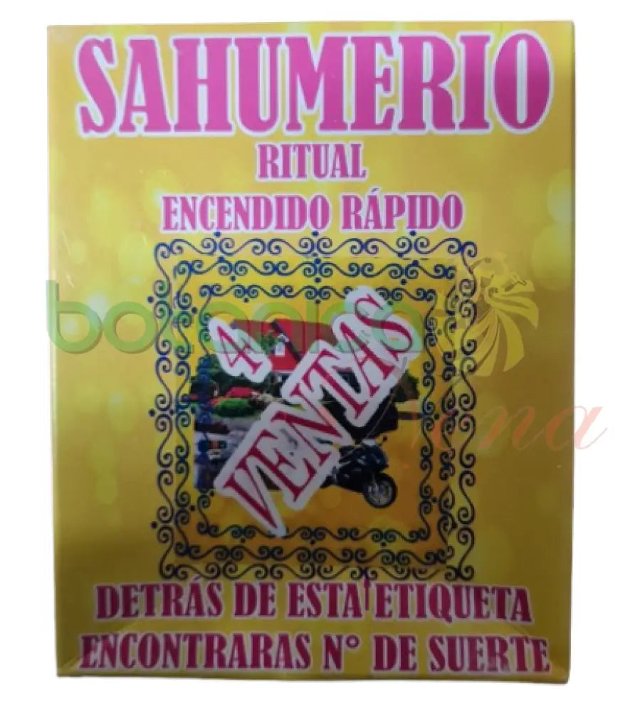 Sahumerio Ritual Encedido rapido 4 Ventas