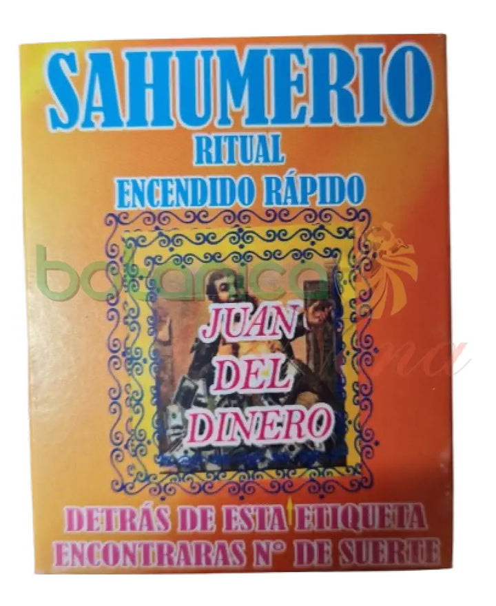 Sahumerio Ritual Encedido rapido Juan del Dinero