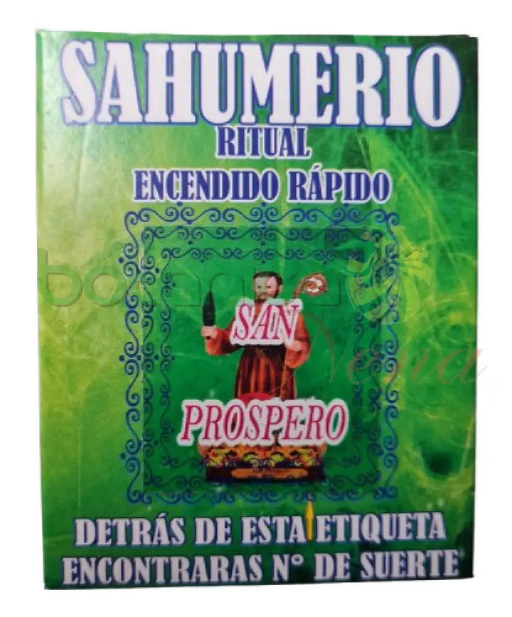 Sahumerio Ritual Encedido rapido San Prospero