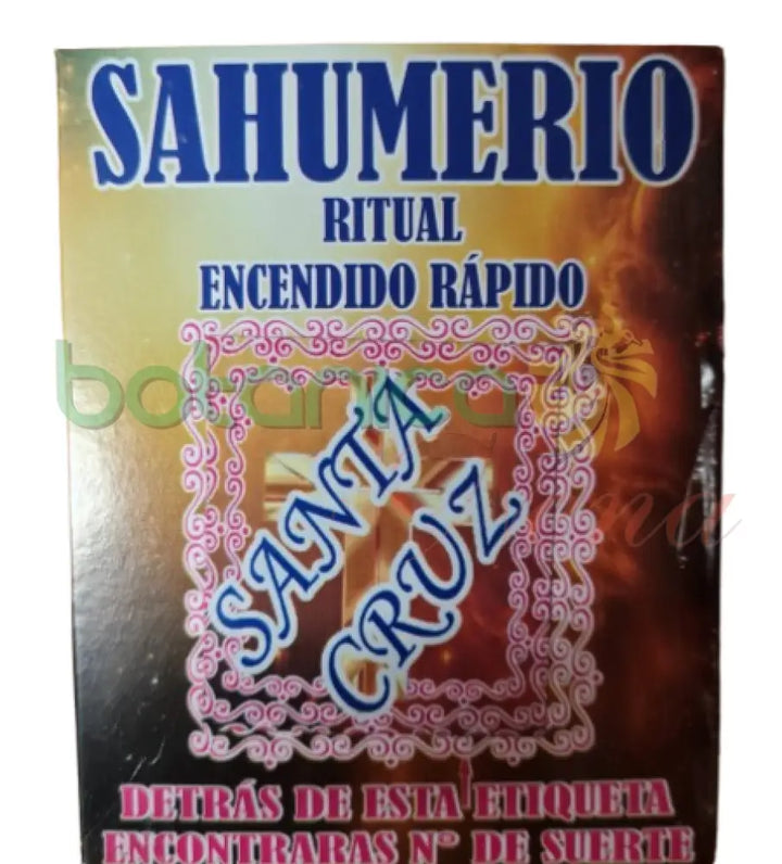 Sahumerio Ritual Encedido rapido Santa Cruz