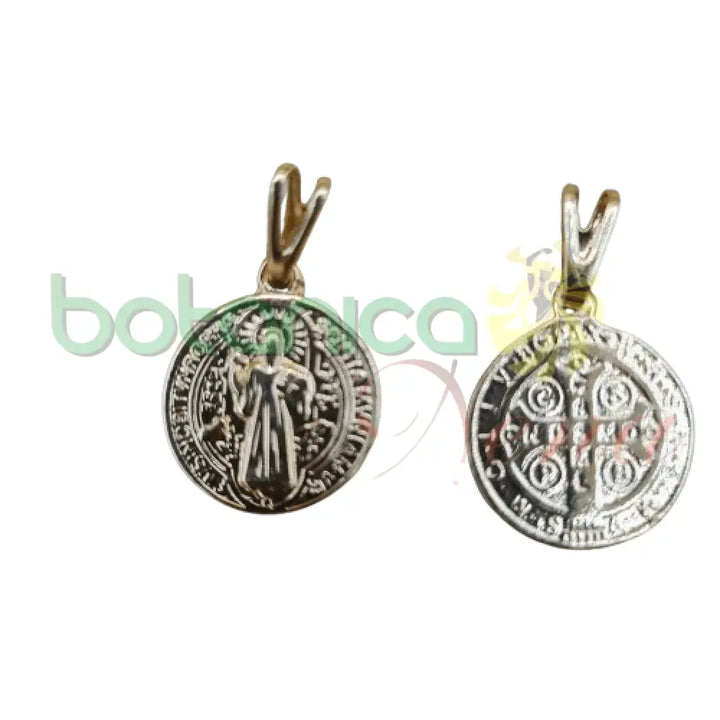 San Benito Pendiente/dije/ Medalla Baño de Oro - Botanica Nena
