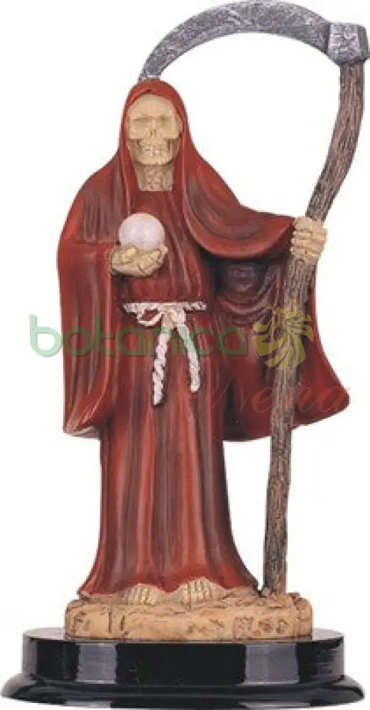 Santa Muerte 5’’Alto Roja 5’’H