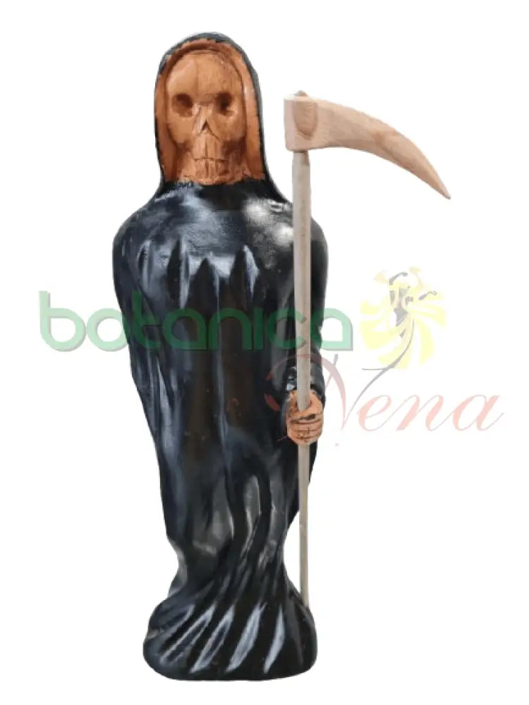 Santa Muerte en Cedro 13"Alto X 4"Ancho - Botanica Nena