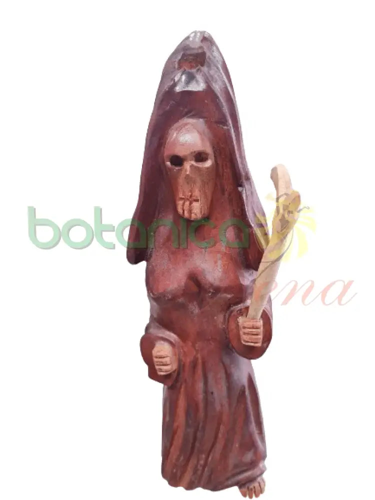 Santa Muerte en Madera 10"Alto - Botanica Nena