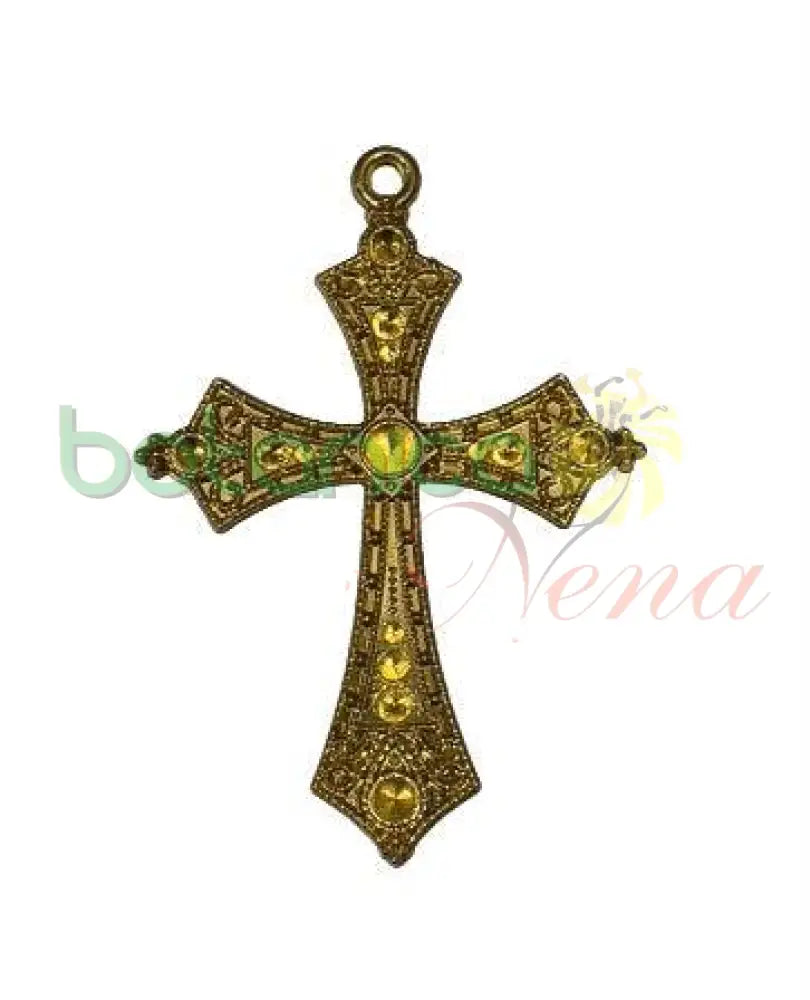 Santísima Cruz de Tenerife metal 2"X2.5" - Botanica Nena