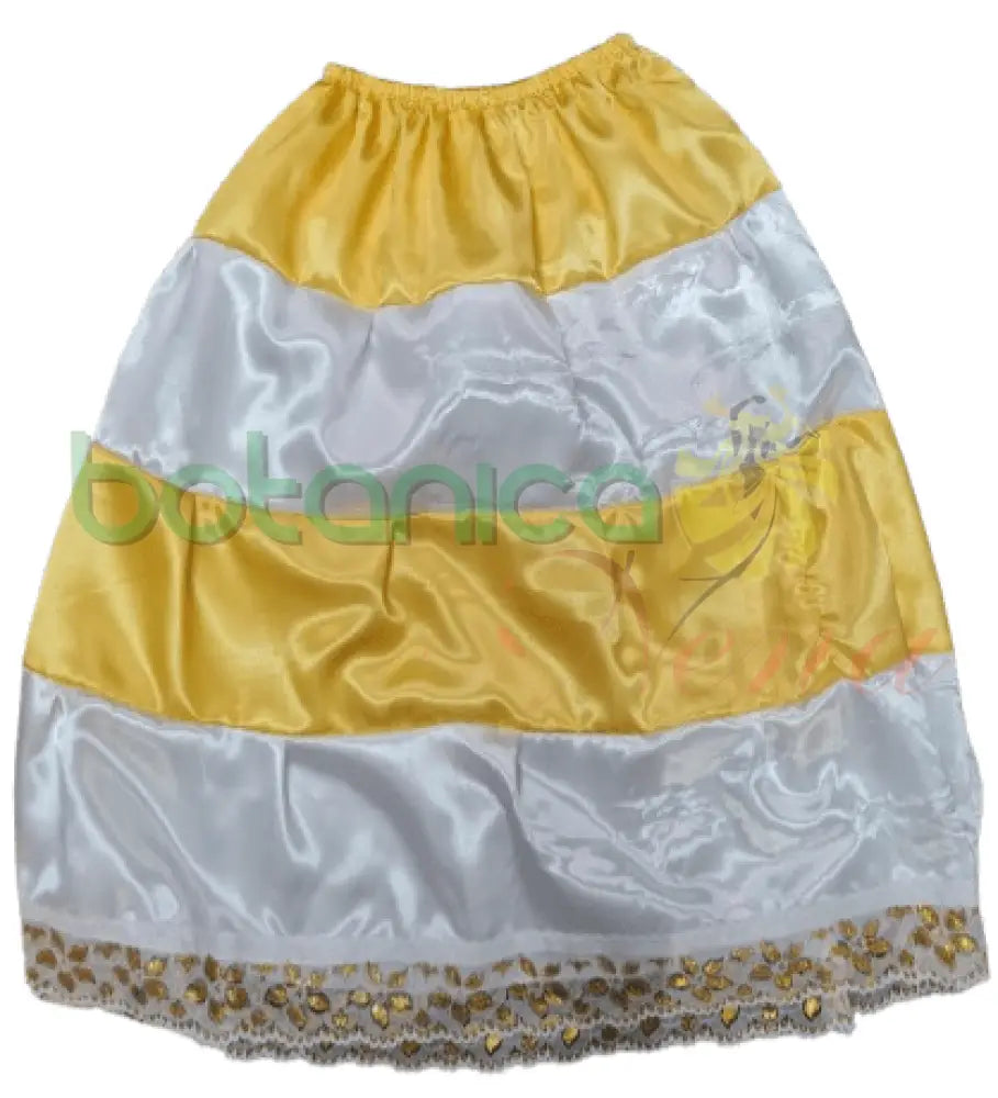 Saya con encaje en la parte final - Botanica Nena