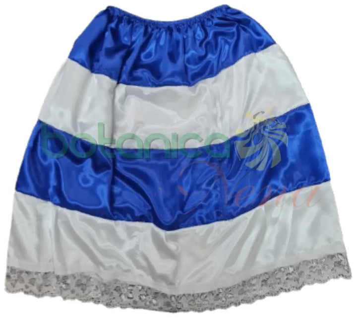 Saya con encaje en la parte final - Botanica Nena