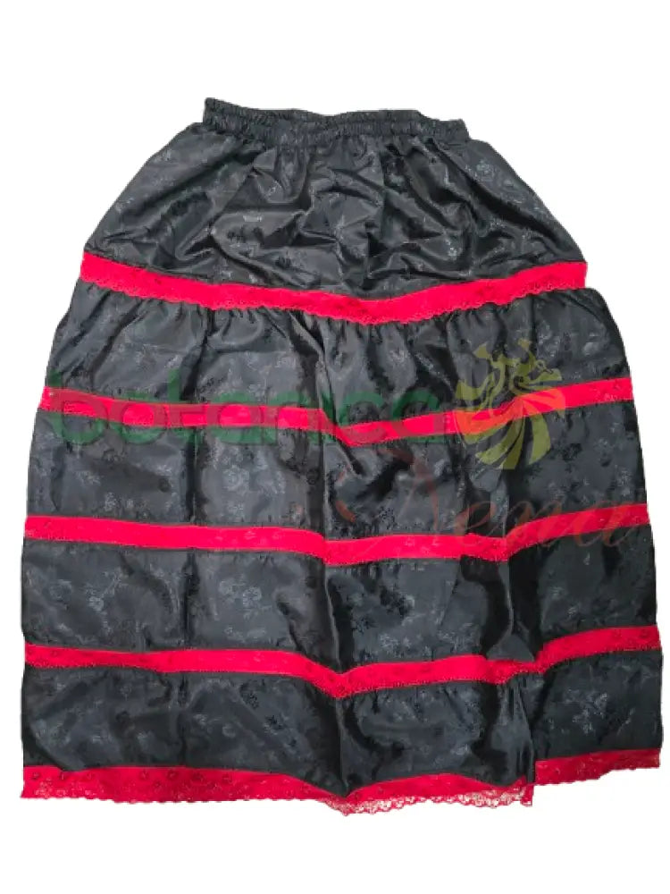 Saya Eleggua de tela con encaje