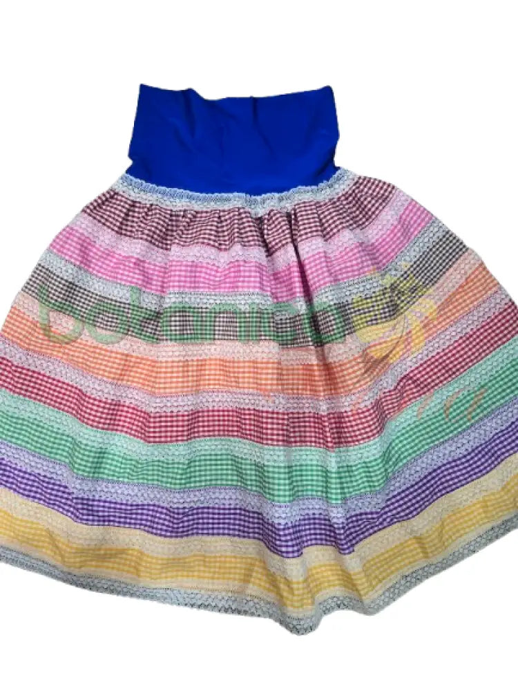 Saya Guinga de nueve (9)colores Franja Horizontal