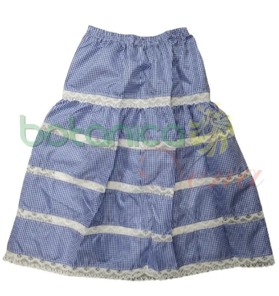 Saya Guinga Larga con Encaje 34"Alto - Botanica Nena