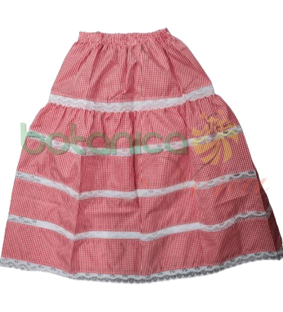 Saya Guinga Larga con Encaje 34"Alto - Botanica Nena