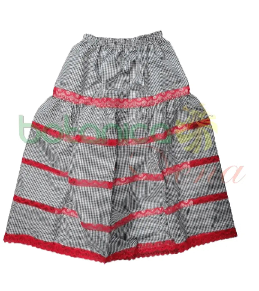 Saya Guinga Larga con Encaje 34"Alto - Botanica Nena