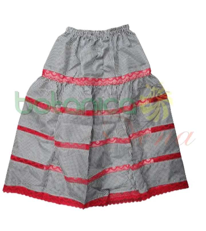 Saya Guinga Larga con Encaje 34"Alto - Botanica Nena