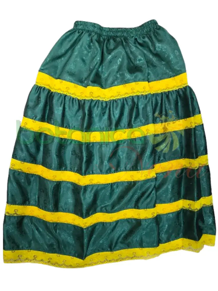 Saya Orula de tela con encaje