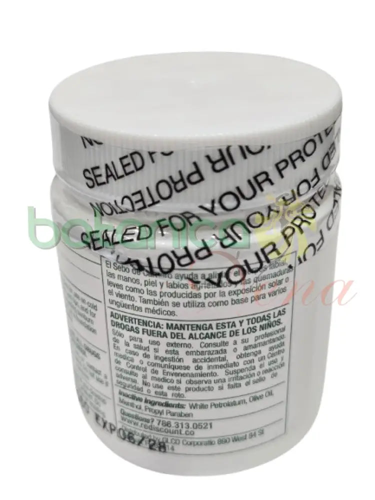 Sebo de Carnero 2 oz - Mutton Tallow