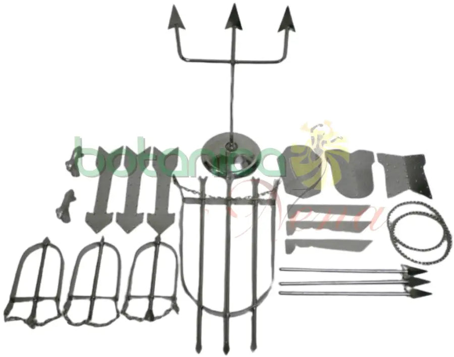 Ochosi ritual tools set of 21 spiritual pieces for altars