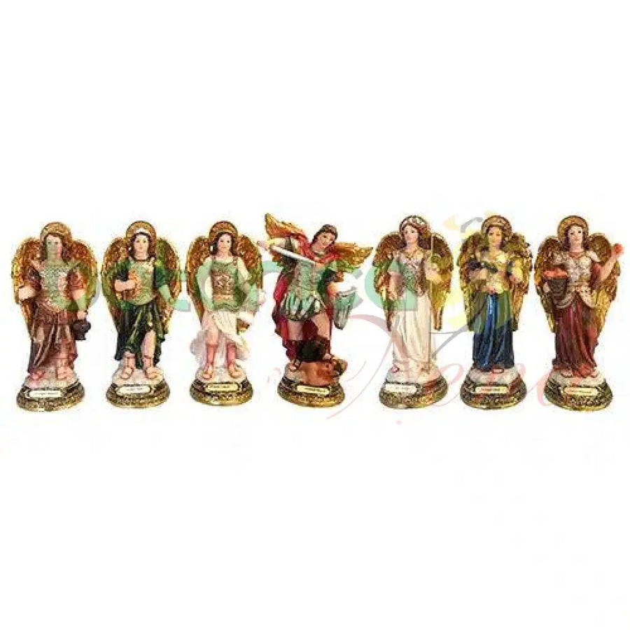 Juego o Set de 7 Arcangeles 4" - Botanica Nena