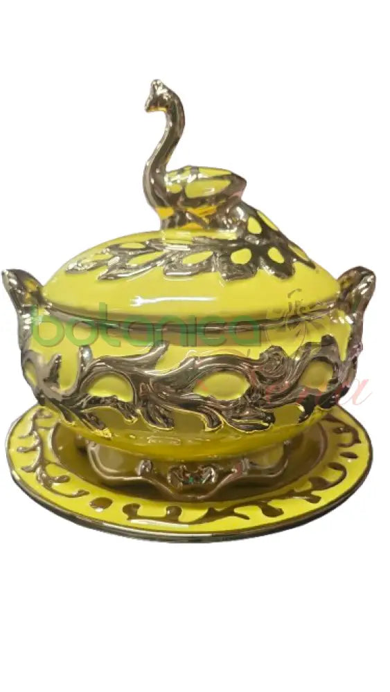 Sopera Oshun con Plato Amarilla 10’’H x 9’’W