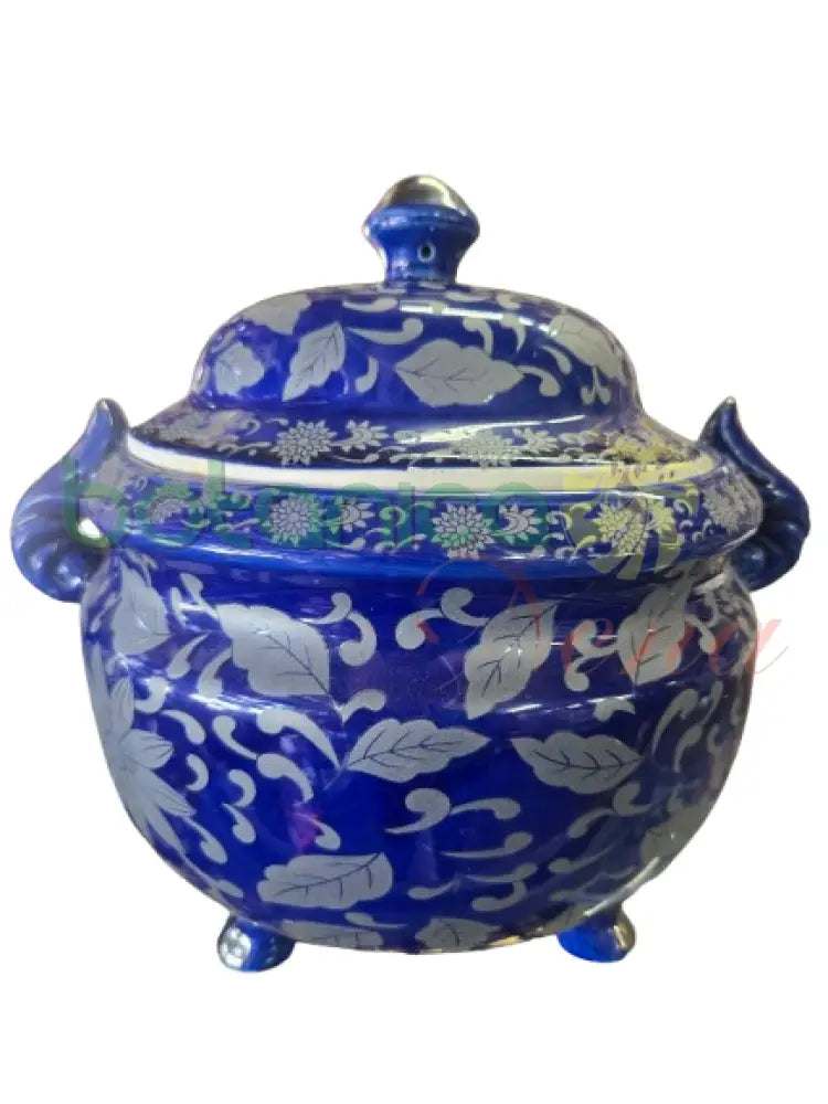 Sopera Yemaya 11’’ x 9’’ x 10’’ flores gris