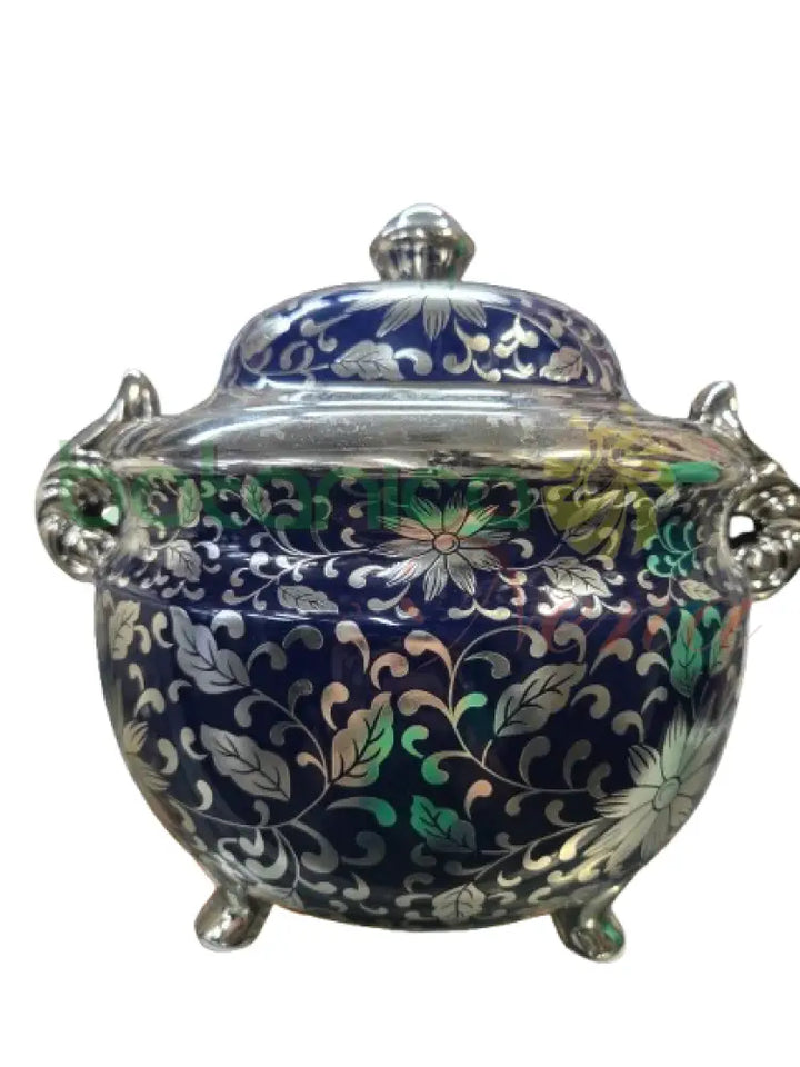 Sopera Yemaya 11’’ x 9’’ x 10’’ Ribete Plateado