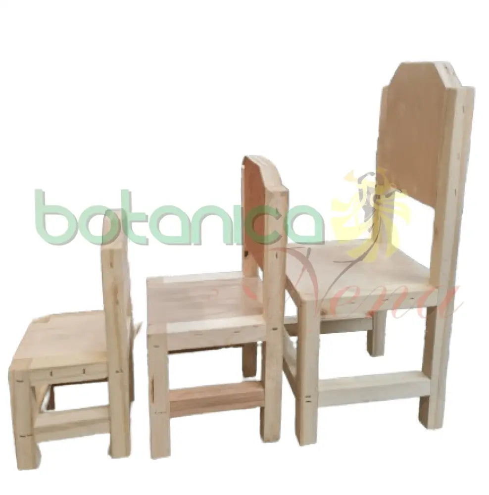 Taburetes (silla)De Madera 3 Tamaños - Botanica Nena
