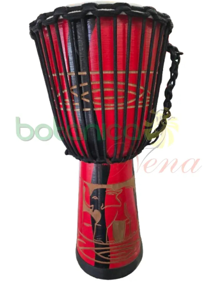 Tambor de Madera y Cuero 20’’X10