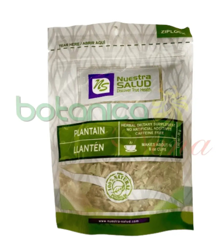 Té de infusión de hierbas Llanten 30 g - Botanica Nena