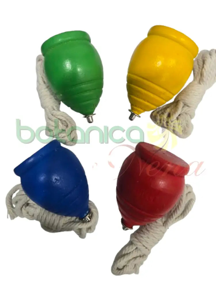 Trompo Madera Grande Colores varios 3’’H x 2’’W