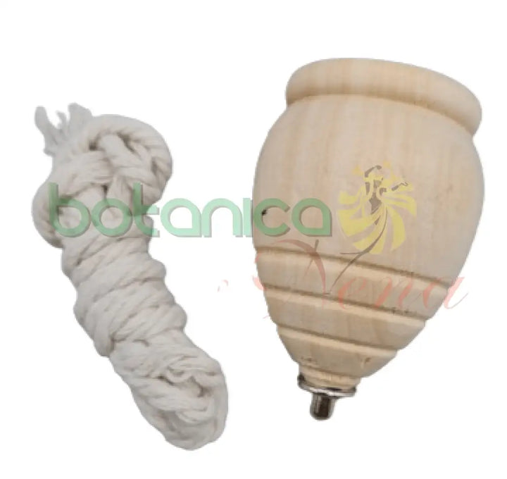 Trompo Madera 2.5"Alto x 1.8"Ancho - Botanica Nena