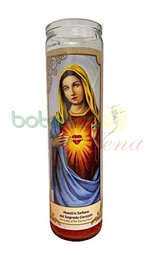 Velas Católicas - Sagrado Corazón de Maria - Botanica Nena