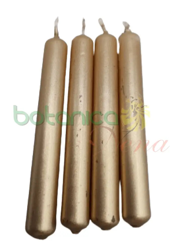 Velas Especiales / Doradas 4"Alto unidad - Botanica Nena